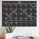 preview thumbnail 3 of 2, RoomMates Black & White Chalk Calendar Peel and Stick Giant Wall Decal