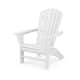 POLYWOOD Nautical Curveback Adirondack Chair - White