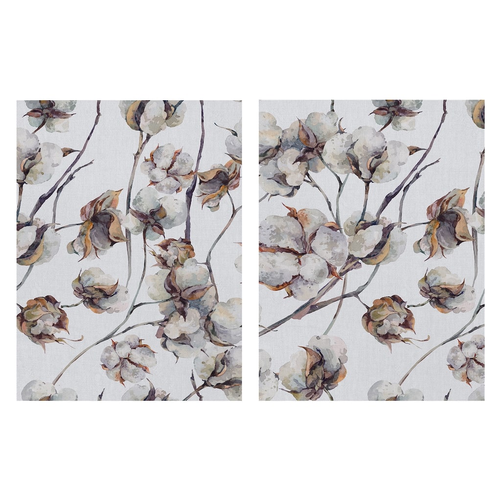 Cotton I, II by Incado Canvas Art Prints
