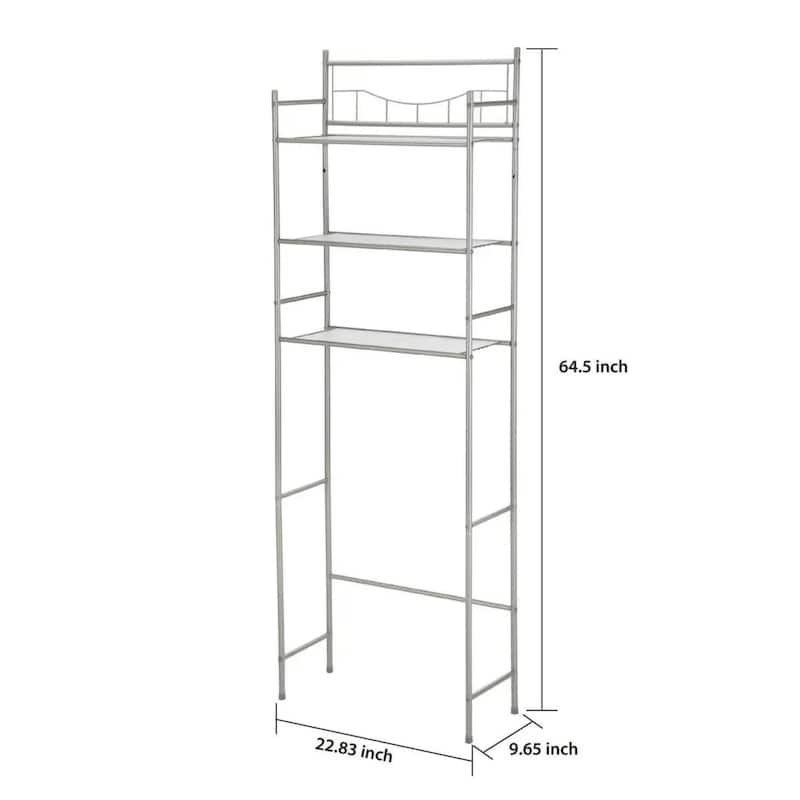 Mainstays 3-Shelf Over-the-Toilet Steel Storage Rack