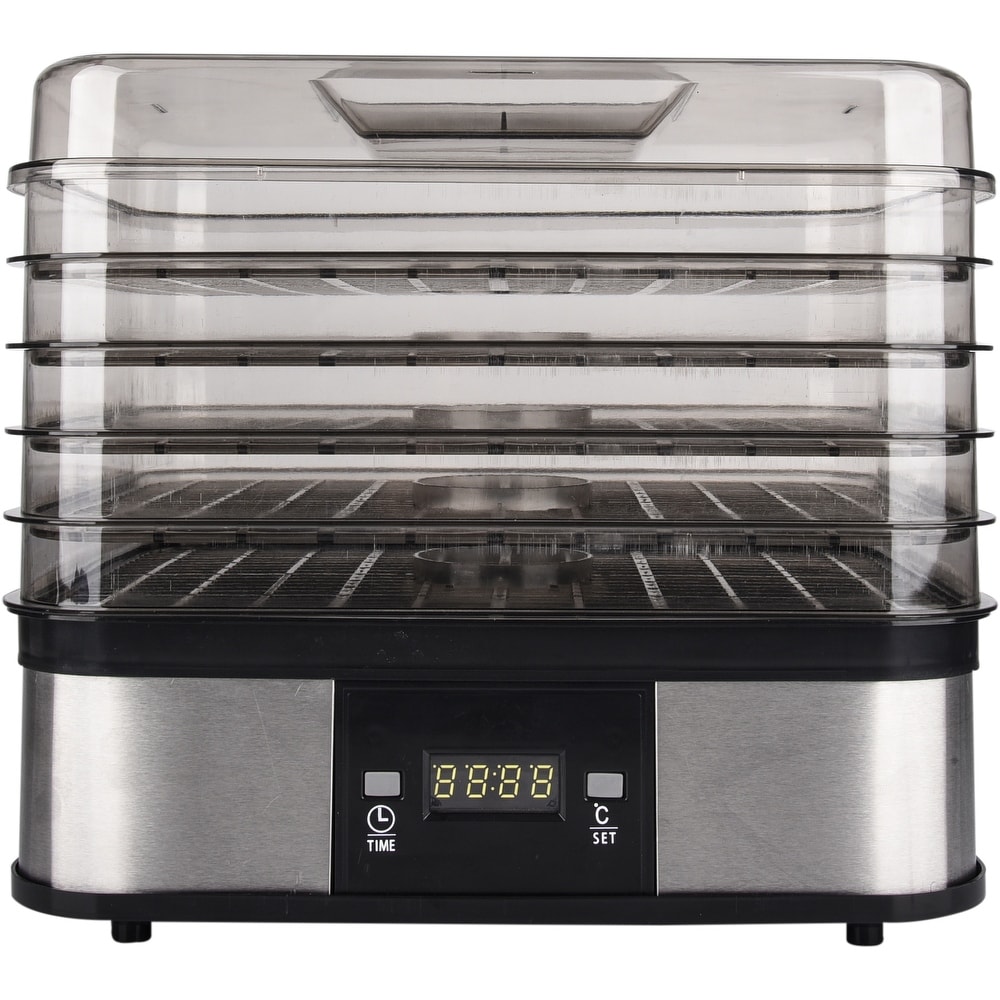 Della Commercial 1200W 10-Tray Food Dehydrator Nut Durable Fruit Sausage  Jerky Dryer, Stainless Steel - standard - Bed Bath & Beyond - 15874295