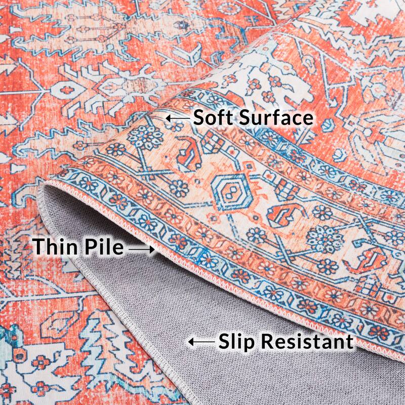 SAFAVIEH Arizona Pamfilica Vintage Machine Washable Rug