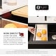 preview thumbnail 41 of 46, STYLISH Undermount 30" Workstation Single-Bowl Composite Granite Kitchen Sink - 30" x 21" x 10"