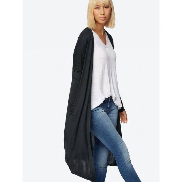 Shop Long Cardigan Black Free Shipping On Orders Over 45