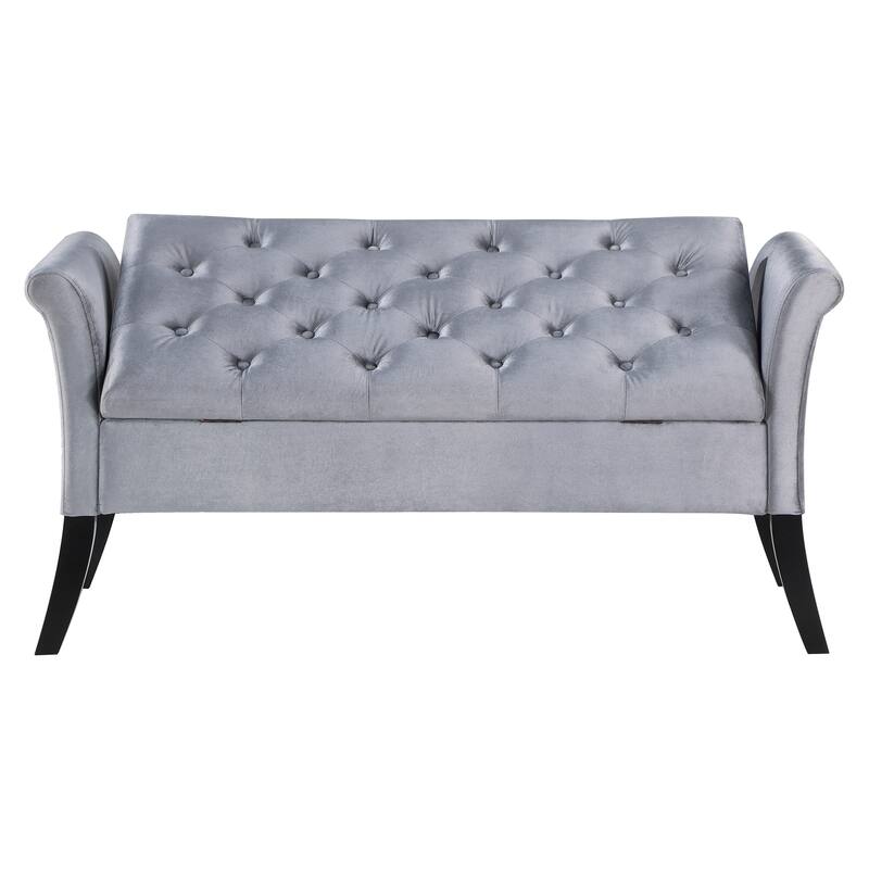 Morro Flared Arms Upholestered Bench