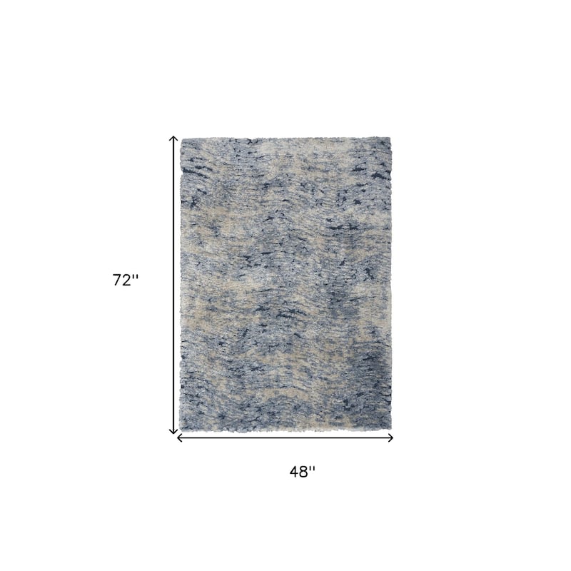 HomeRootsAbstract Transitional Rectangle Area Rug - 72' X '48' X '1.58