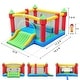 preview thumbnail 4 of 9, 15'x12' 600lbs Large Inflatable Bounce House for big kids with Blower & Basket Ball Hoop - 15.3'X12'