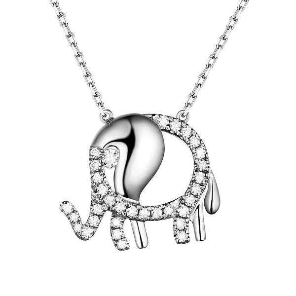 Prism Jewel 0 19ct G H Si1 Natural Diamond Anime Elephant Necklace With Chain White Overstock 18798197 How tiger draws chain links by erradox on deviantart. overstock com