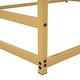 preview thumbnail 24 of 22, Metal House Shape Platform Bed, Black, Queen - Stylish, Sturdy & Safe Design