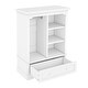 preview thumbnail 5 of 11, Open Children'S Wardrobe With A Hanging Rod And Open Shelves, One Large Drawer, Low Design Close To The Ground For Easy Access