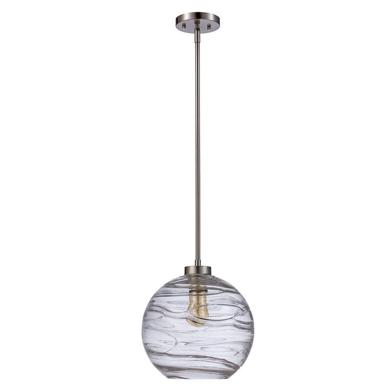 Trans Globe Lucid 1 Light Pendants in Polished Chrome
