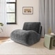 preview thumbnail 17 of 54, 33'' W Swivel Armless Sponge Filling Bean Bag Accent Chair Lounger