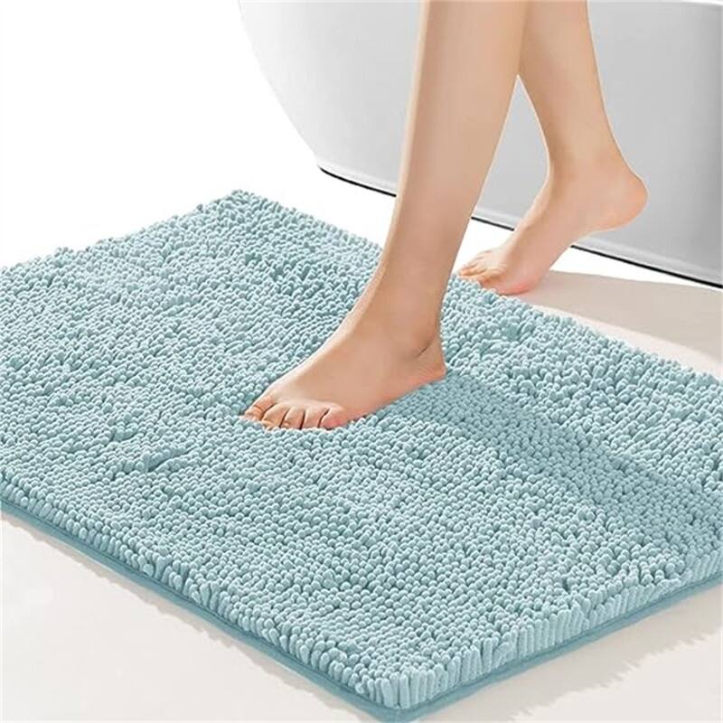 Non-Slip Bath Mat - Spa Blue - 17"×24"