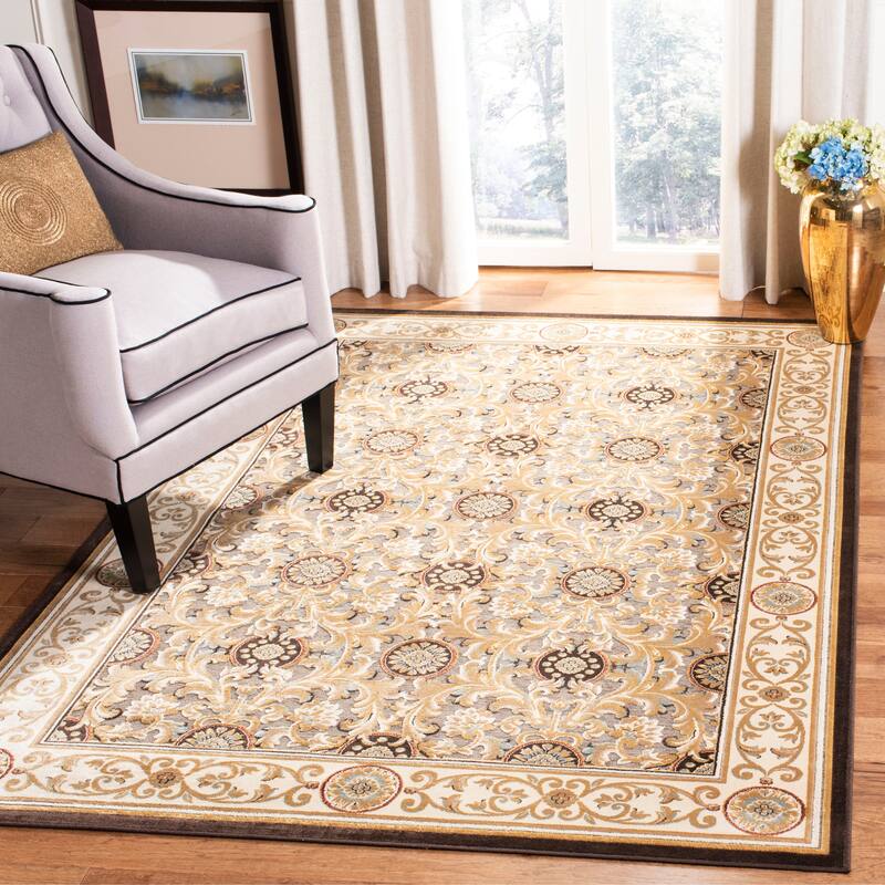 SAFAVIEH Paradise Parlee Modern Viscose Rug - 4' x 5'7" - Brown