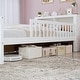preview thumbnail 4 of 34, Twin Size Bed with Headboard Storage Rack, Two Under-Bed Drawers, Three-Side Guardrails for Safety and Security,White