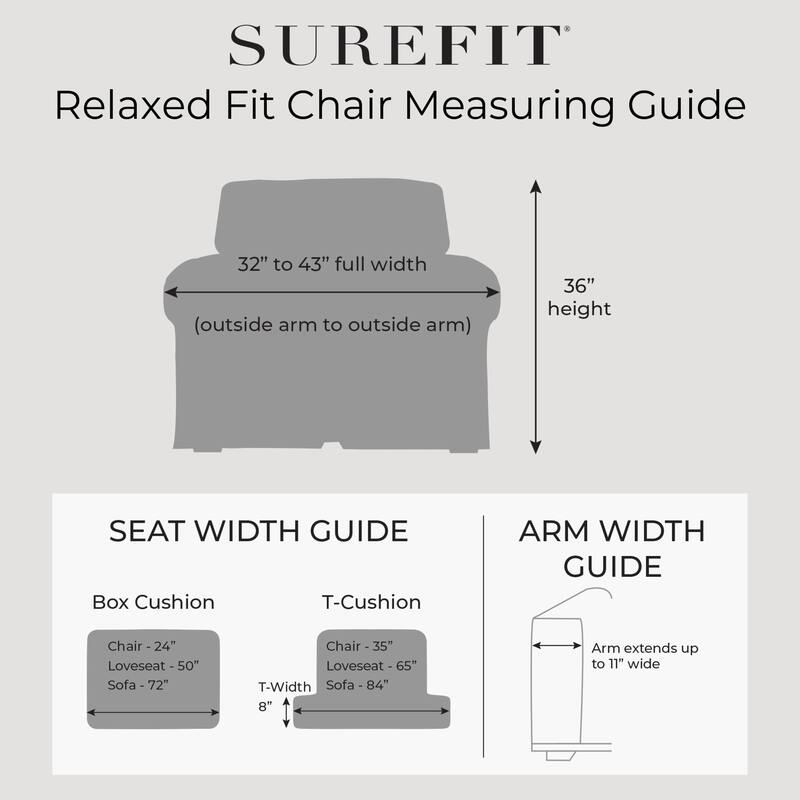 SureFit Duck 1 Piece Chair Slipcover