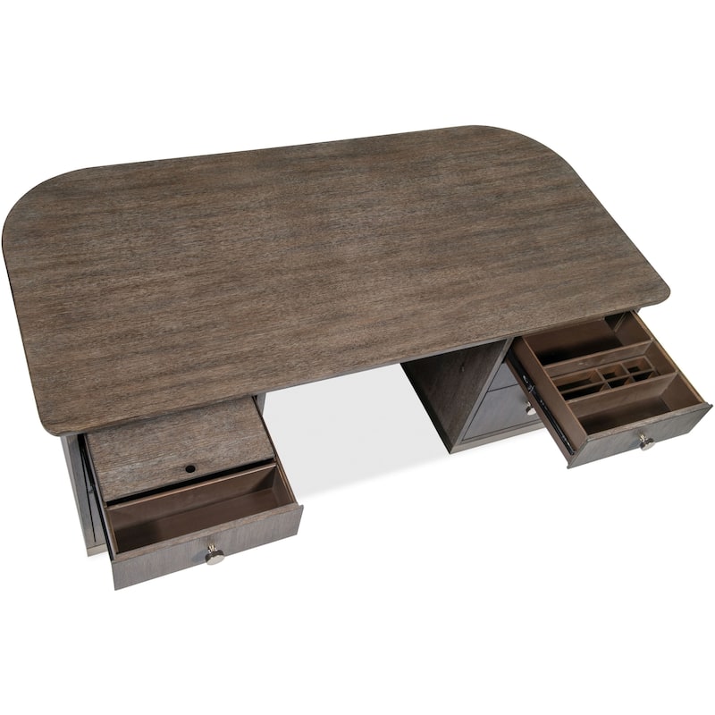 Hooker Furniture 6850-10462 Modern Mood 74" Wide Oak 6 Drawer