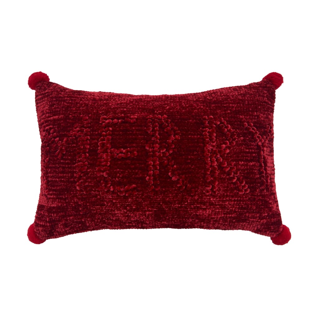 Red Merry Pillow