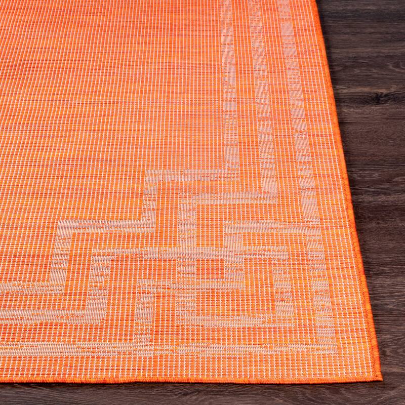 Livabliss Esana Traditional Border Outdoor Area Rug