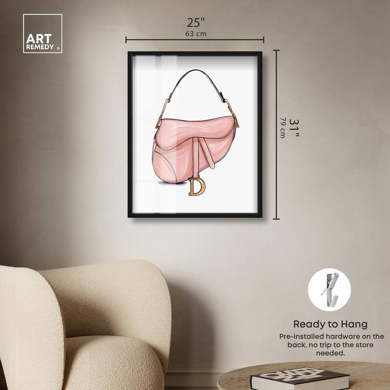 Doll Memories - Blush Pink Bag Shadowbox by Art Remedy