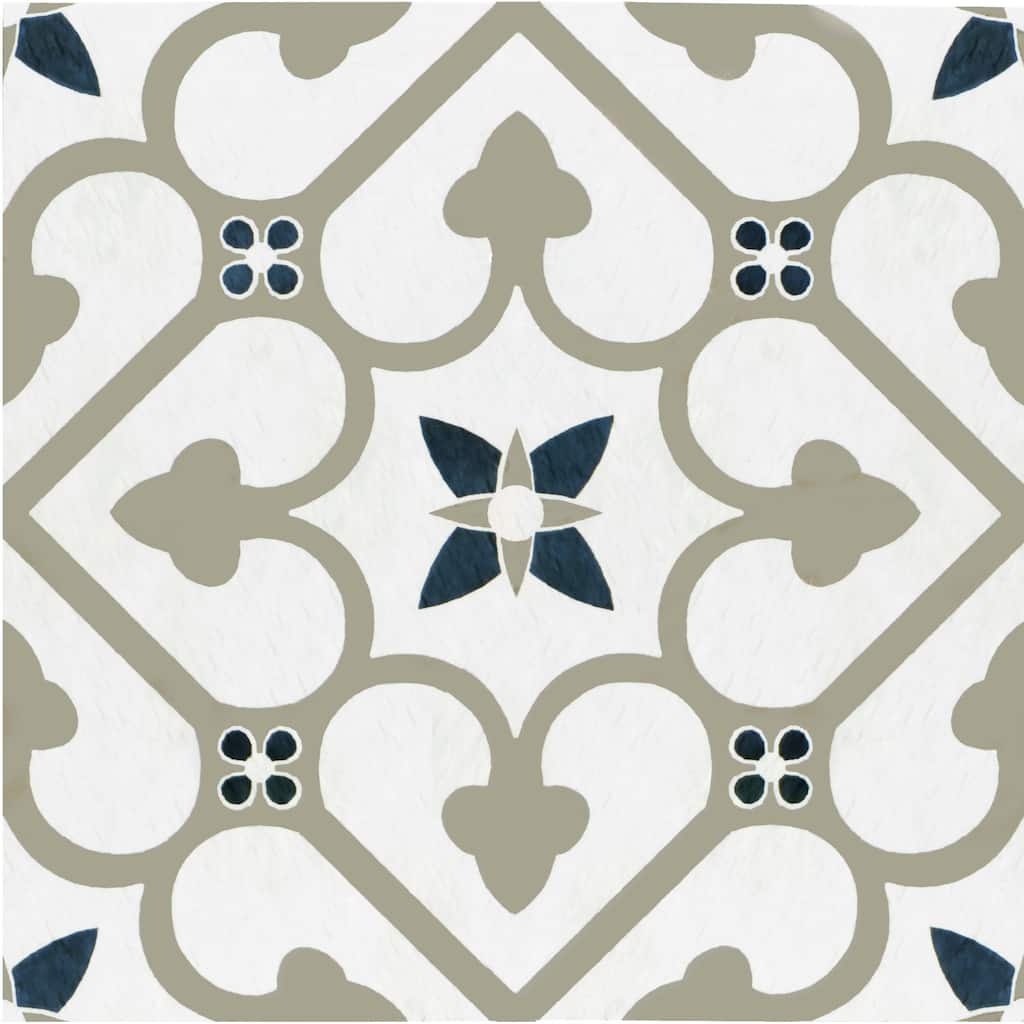 Retro Self Adhesive Vinyl Floor Tile - Clover - 20 Tiles/20 sq. ft.