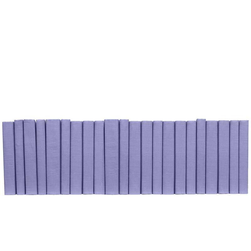 Books Purple Decorative Accessories: Light Very Peri Linen Color By The Foot