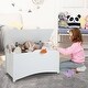 preview thumbnail 9 of 8, Gymax Kids Toy Box Large Wooden Flip-Top Storage Chest Organizer Bench