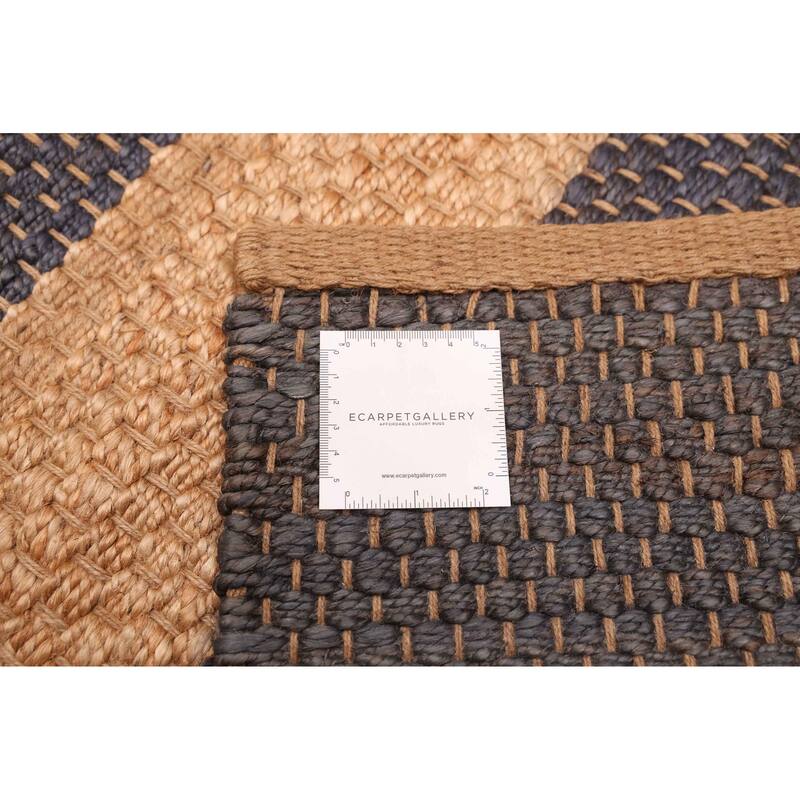 ECARPETGALLERY Flat-Weave Palas Denizli Tan Jute Rug - 5'6 x 7'8