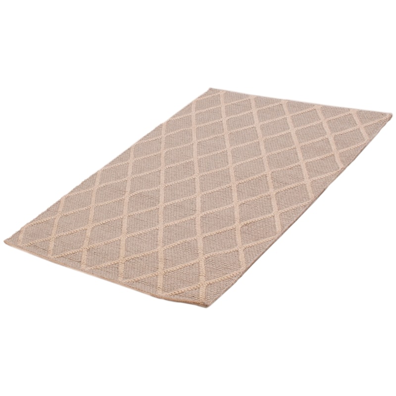 ECARPETGALLERY Braid weave Sienna Grey Wool Rug - 4'1 x 6'0