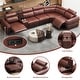preview thumbnail 13 of 16, Power Recliner 6-Piece Sectional Sofa with Storage Console