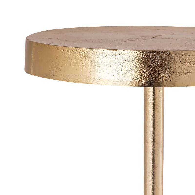 Elk Home Dalloway Gold Metal 13 Inch Wide Accent Table