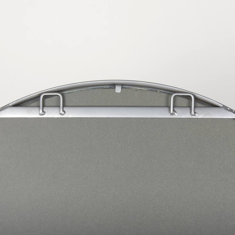 Dionne Black Iron Frame Arched Wall Mirror (63" x 32") - 31.9L x 1.1W x 63.0H