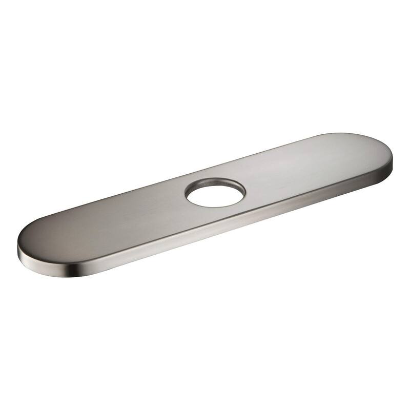 10 Inch Kitchen Faucet Hole Cover - Brushed Nickel