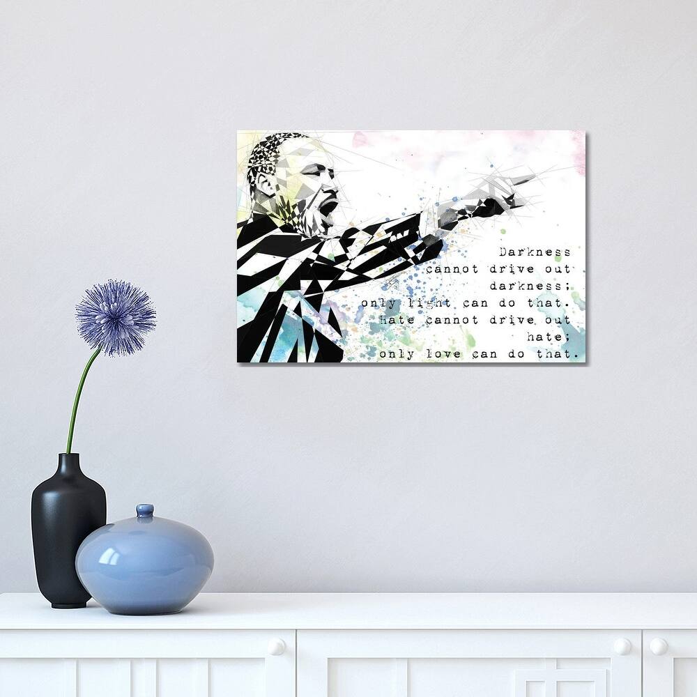 iCanvas "Martin Luther King" by Katia Skye Canvas Print