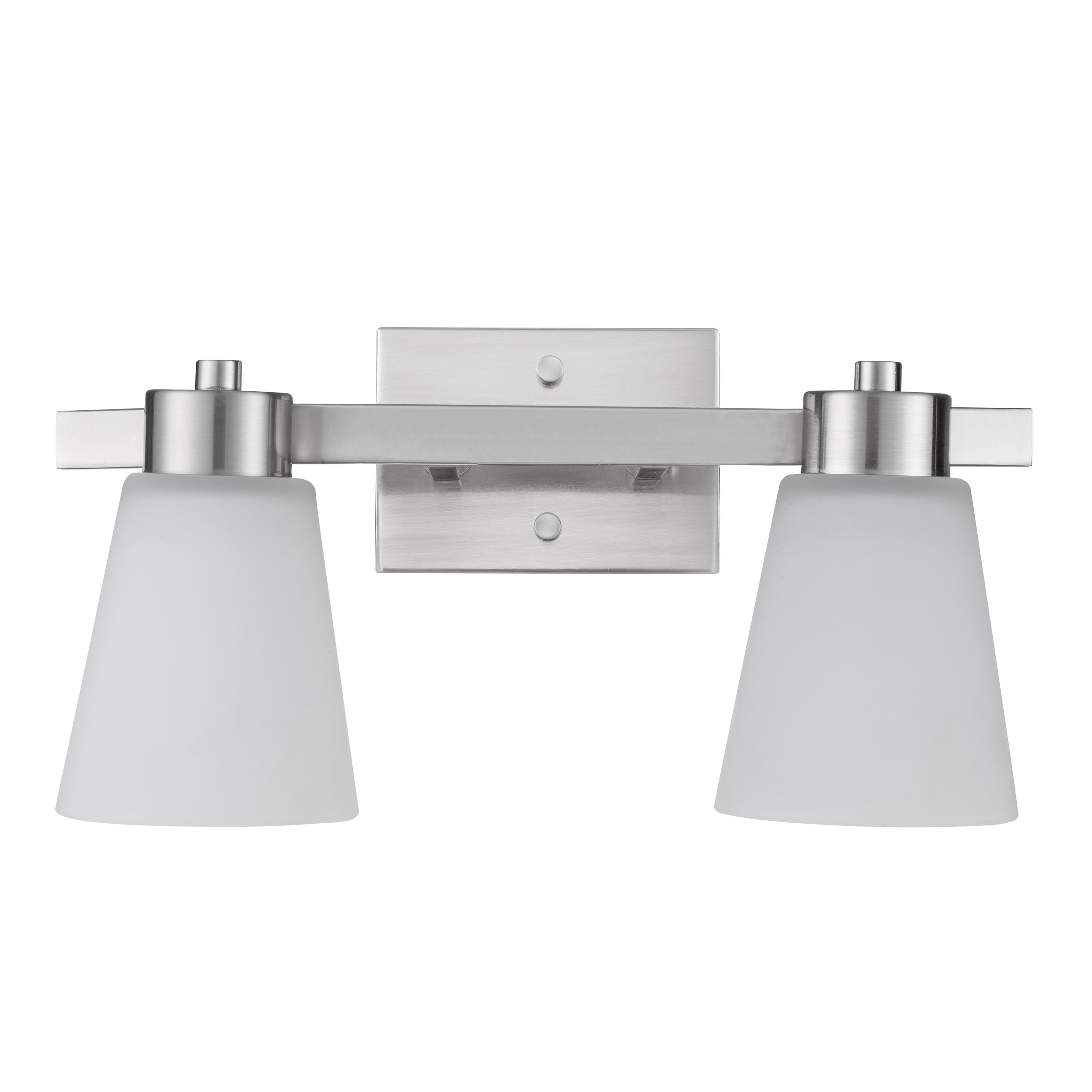 Brushed Nickel Prominence Home 51570-01 Lornah Wall Mount Bath Vanity