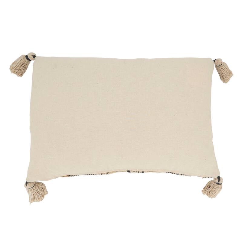 Geometric Harmony Stitch Throw Pillow