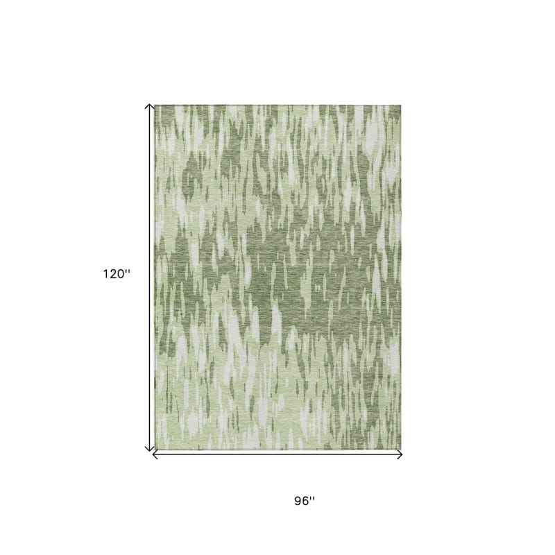 HomeRoots Abstract Transitional Rectangle Outdoor Rug