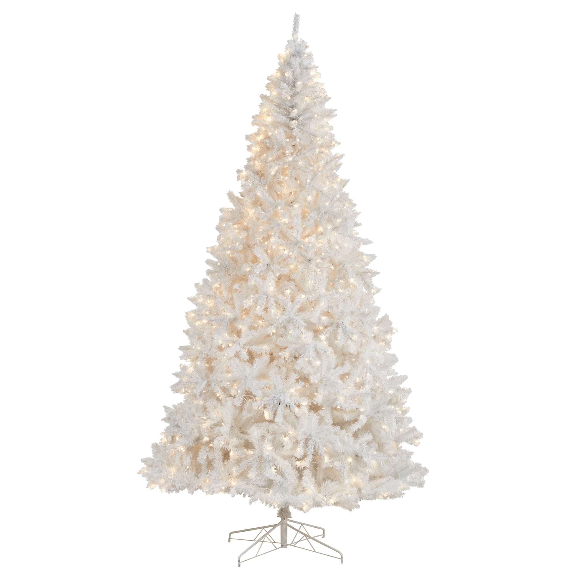 11' White Christmas Tree with 2720 Bendable Branches - 132