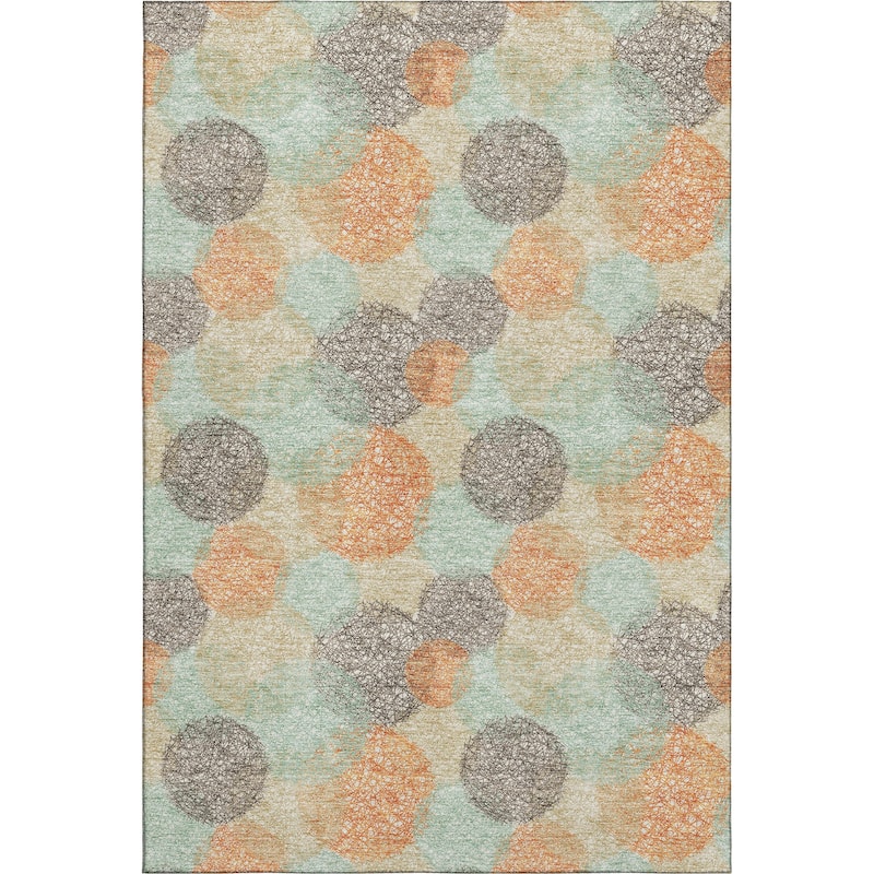 Premium Washable Super Soft Modern Sphere Mayfield Rug