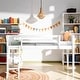 preview thumbnail 14 of 23, Modern Style Twin Size Wood Low Loft Bed with Ladder, Ladder Can Be Placed On The Left Or Right