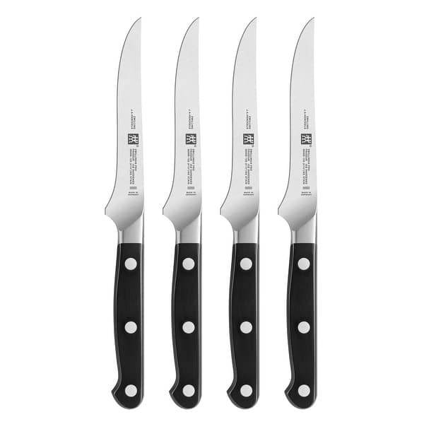 Zwilling ZWILLING Pro Knife Block Set With Forged Steak Knives - Black