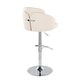 preview thumbnail 16 of 53, Porch & Den Dahlia Adjustable Bar Stool with Rounded T Footrest (Set of 2)