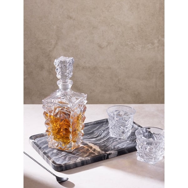 Frontier Black Marble Tray - Large
