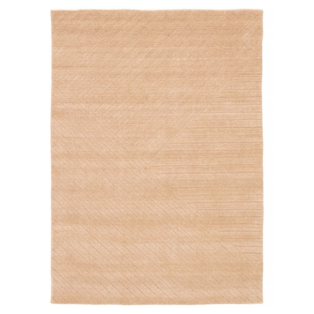 Kashkuli Gabbeh Tan Rug 5'3" x 7'6" - 5'3 x 7'6