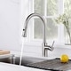 preview thumbnail 11 of 26, Luxier KTS11 Single Handle Pull Down Sprayer Kitchen Faucet Brushed Nickel