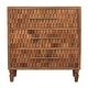 preview thumbnail 2 of 16, Artisan Furniture Solid Wood Arno Chest - Teak, Beige,3-Drawers