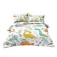 preview thumbnail 7 of 9, 3-Piece Dinosaur Twin Soft Duvet Cover Set For Comforter Bedding Cover For Kid Gift