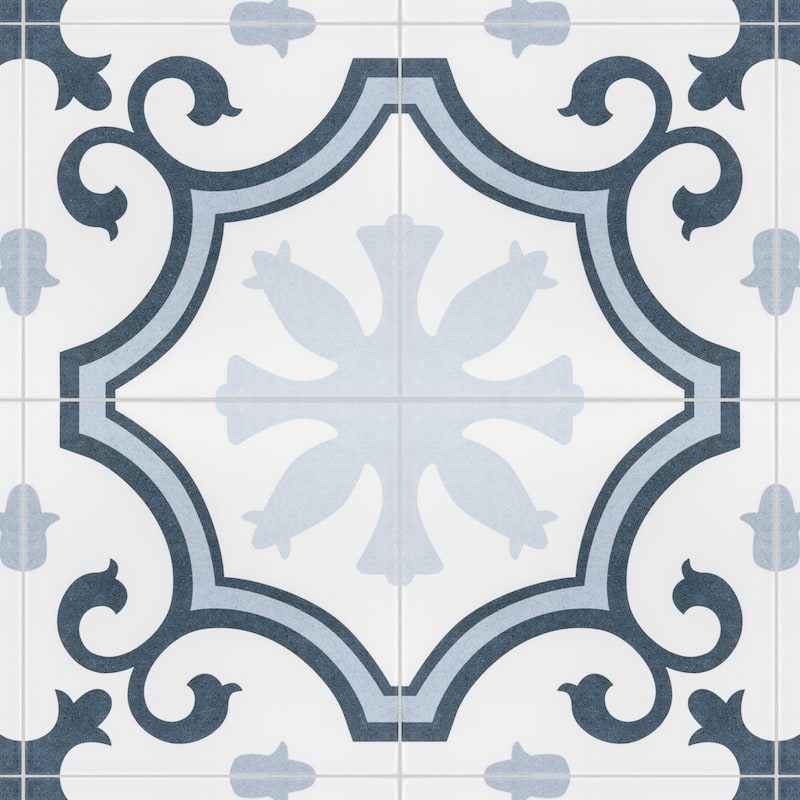 Merola Tile Lacour Artic 9-3/4" x 9-3/4" Porcelain Floor and Wall Tile