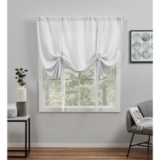 ATI Home Loha Light Filtering Rod Pocket Tie Up Shade - 54X63