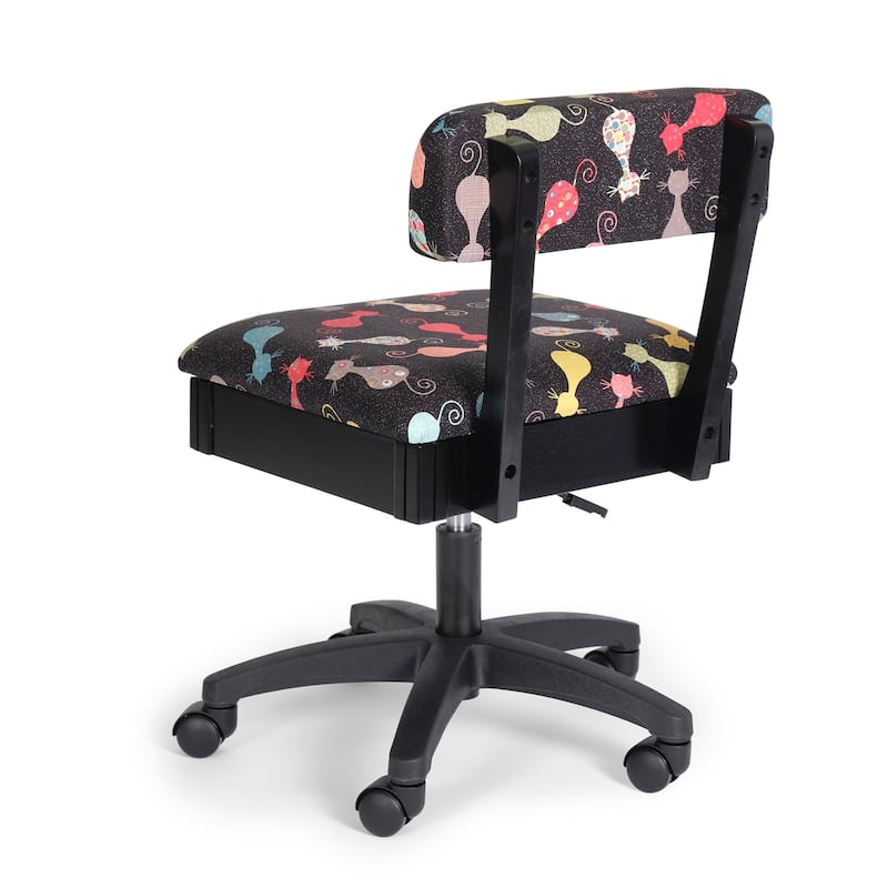 Hydraulic Sewing Chairs: Cat's Meow Black